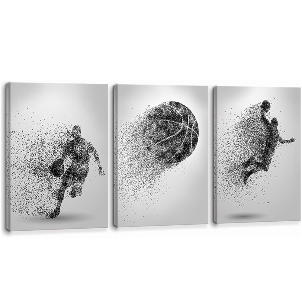 Basketball Canvas Wall Art